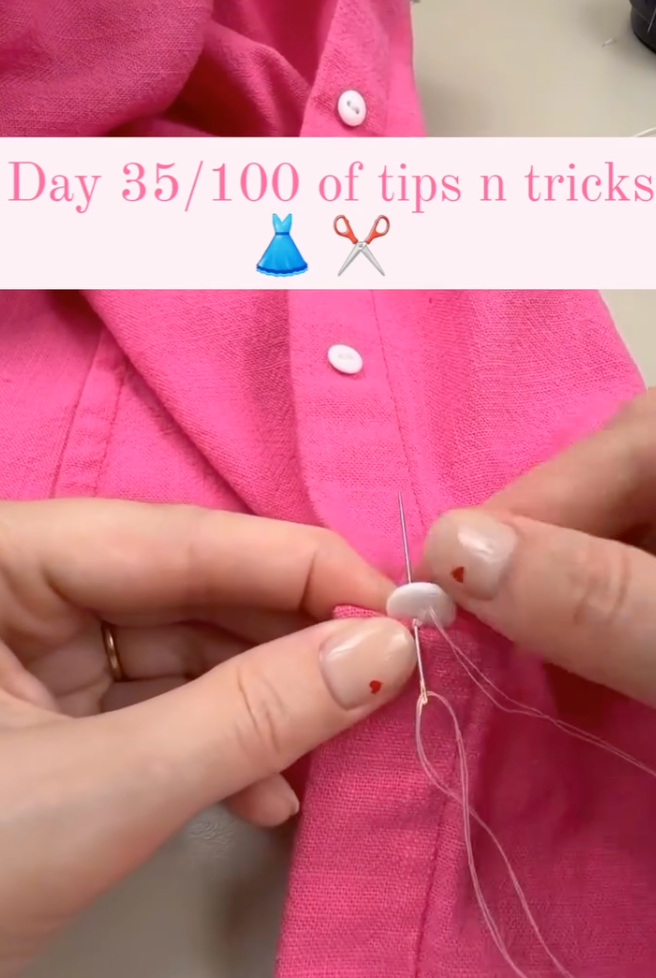 The Most Beautiful Way to Sew on a Button – Curated Buttons
