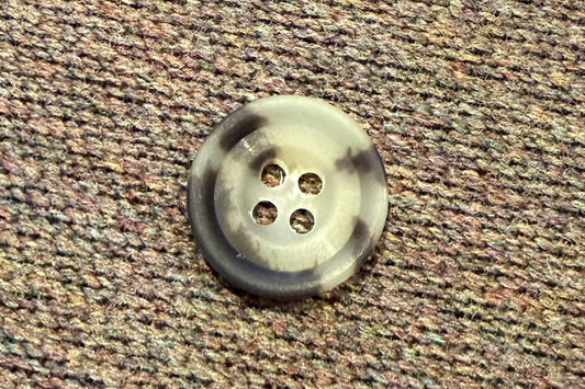 Matte-Finished Trenchcoat Button in Three Sizes