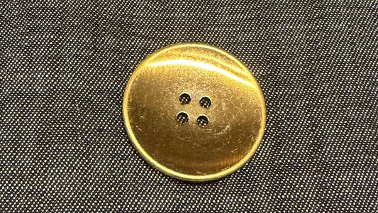 Gold-Coloured Button in 2 Sizes