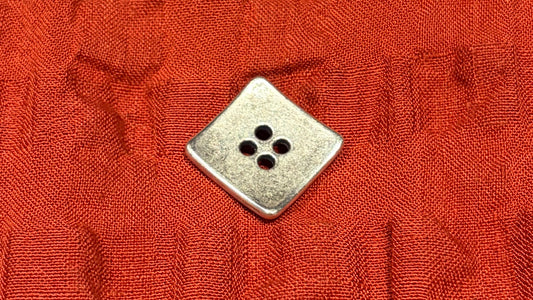 Square Metal Button