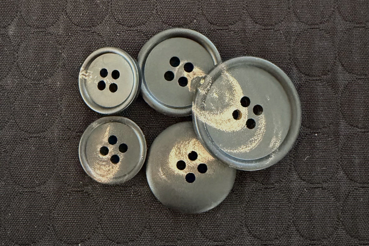 Cu Button Light Horn Button – Matte Finish | Curated Buttons