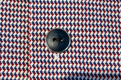 Blue Shirt Button with a Little Pizzazz