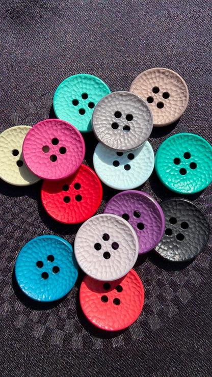 Concave Textured Button (13 Colours)