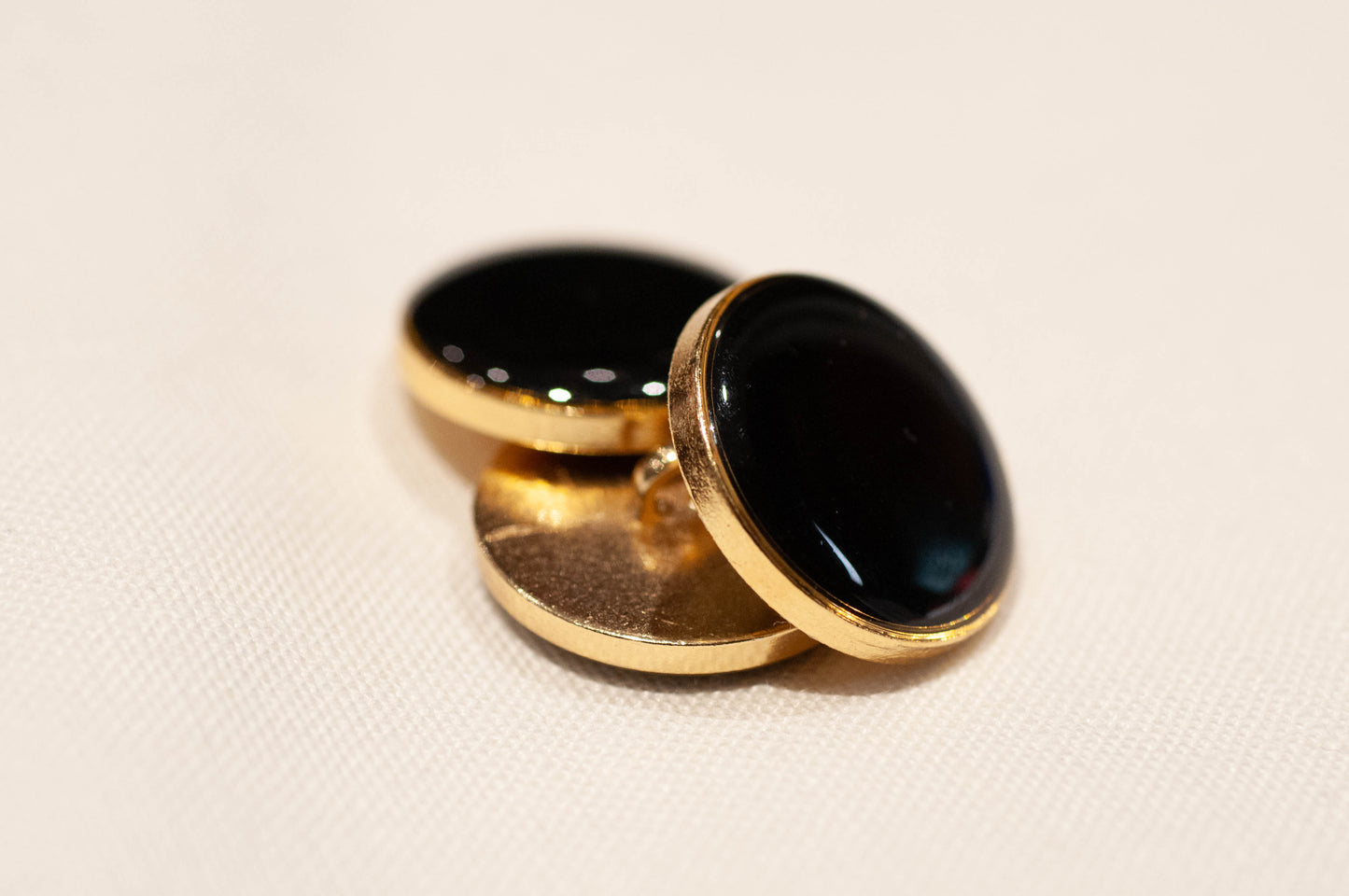 Black Shank Button for Coats and Suits